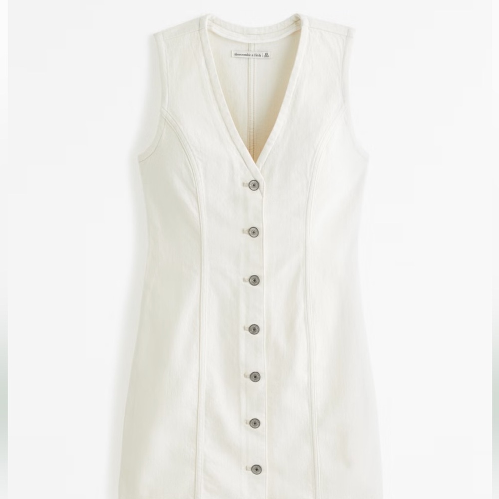 A&F Mara Denim Vest Mini Dress - worn twice! Basically new